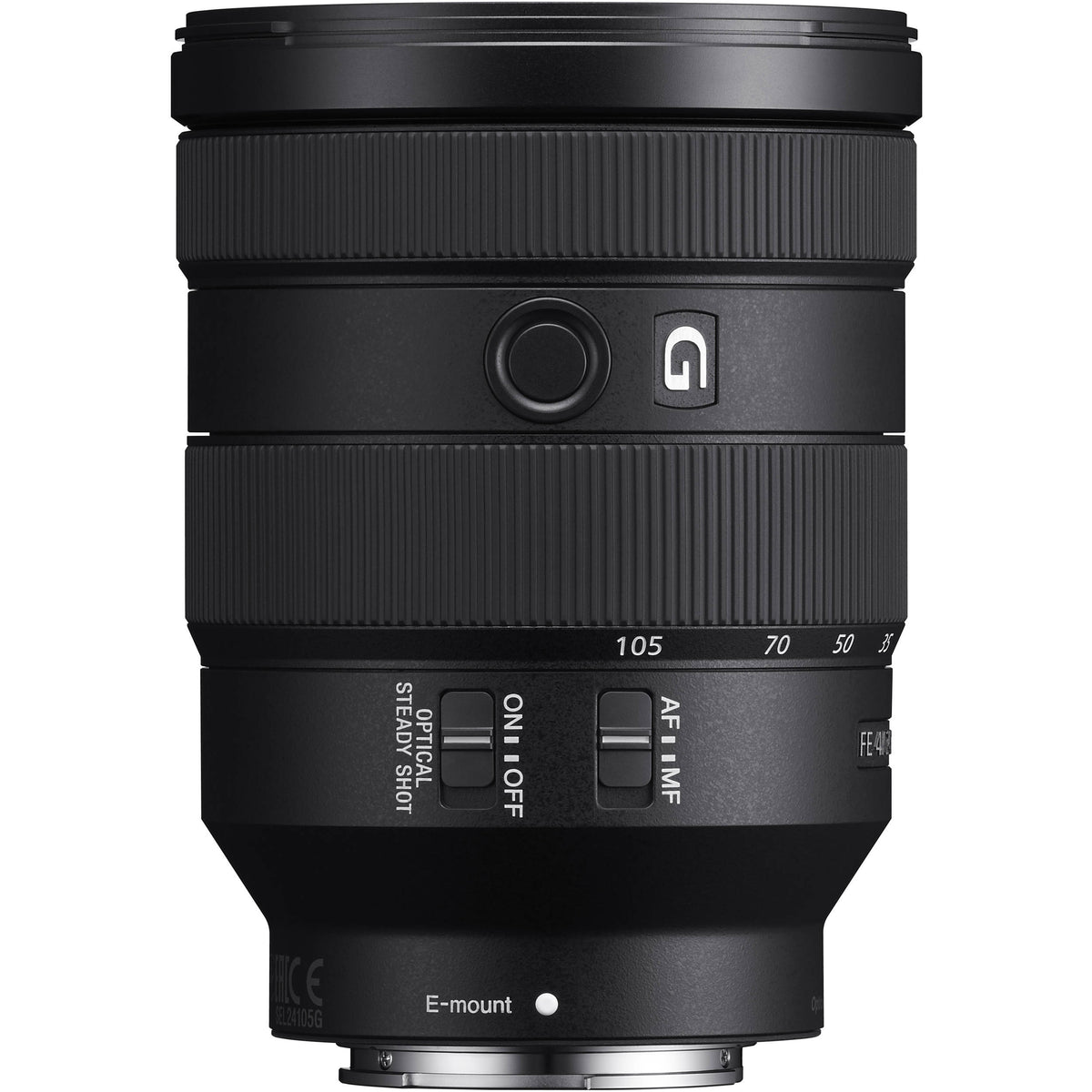 Lente Sony FE 24-105mm f/4 G OSS - vista frontal