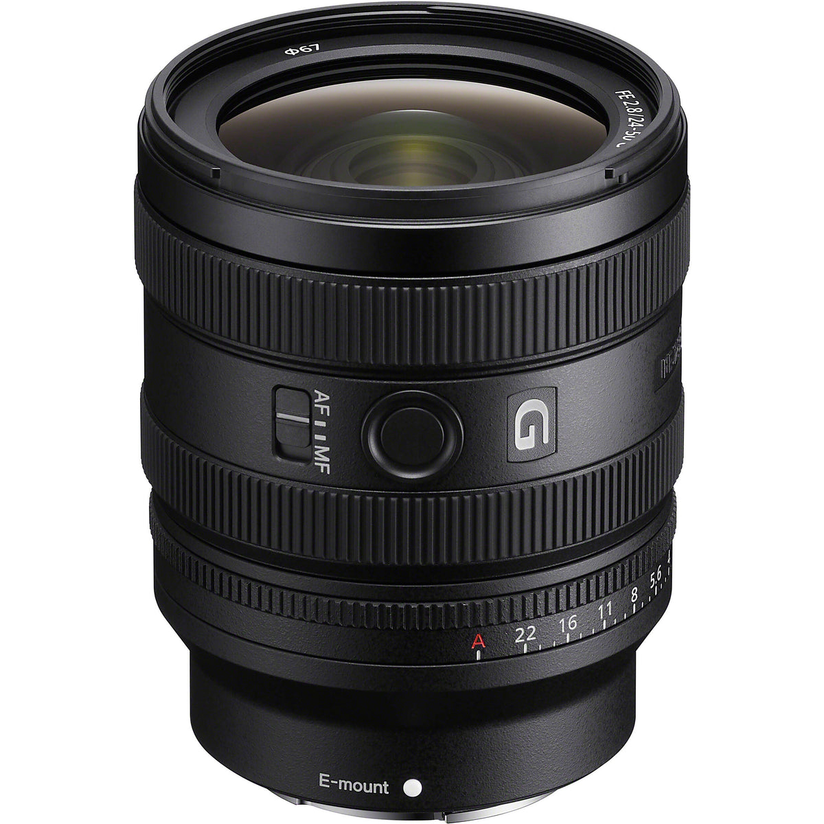 Lente Sony FE 24-50mm f/2.8 G - vista principal