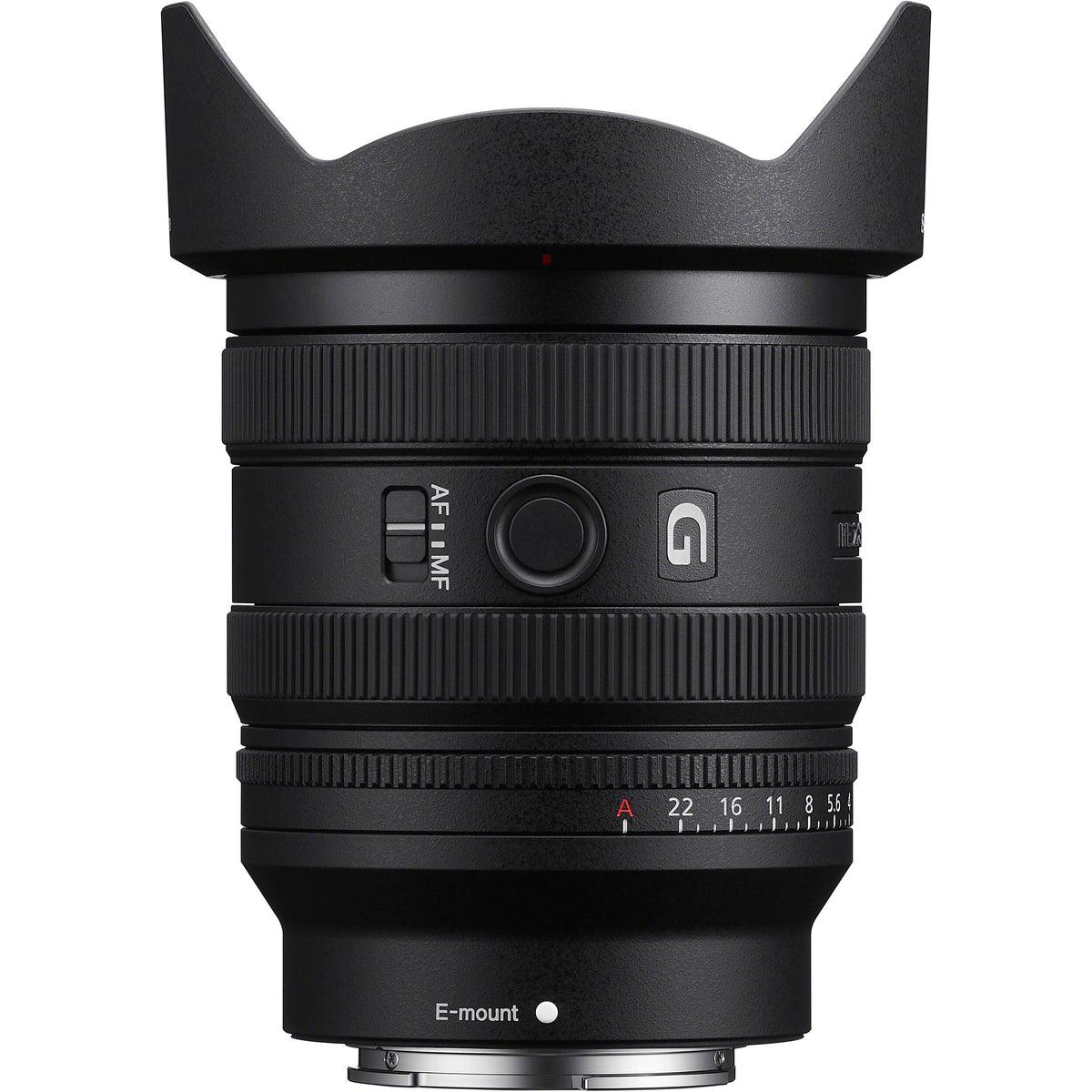 Lente Sony FE 24-50mm f/2.8 G - vista frontal