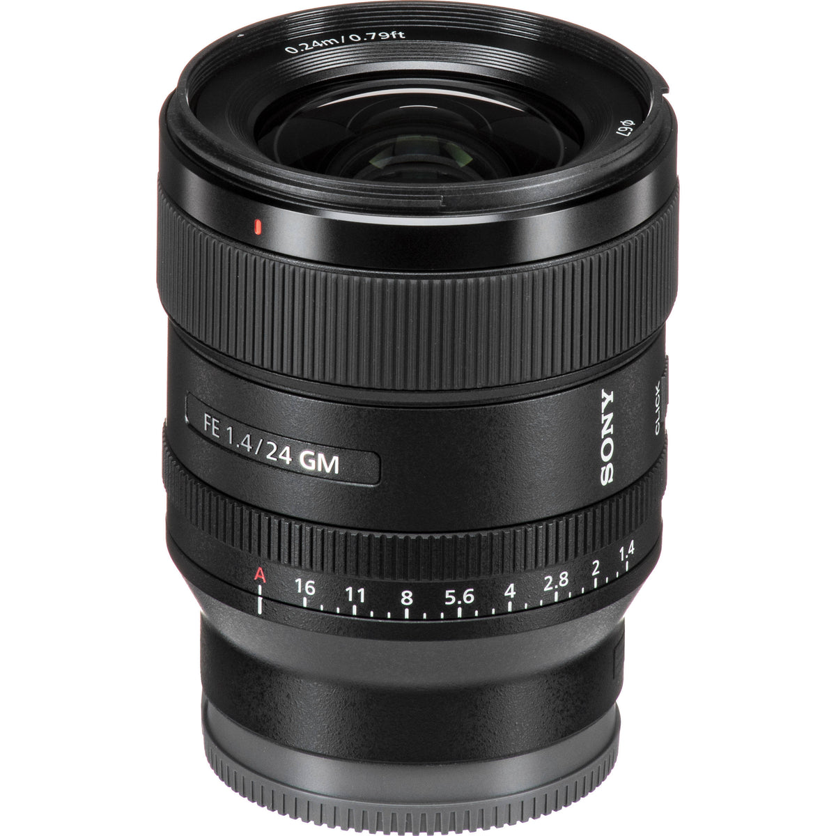 Lente Sony FE 24mm f/1.4 GM - detalle