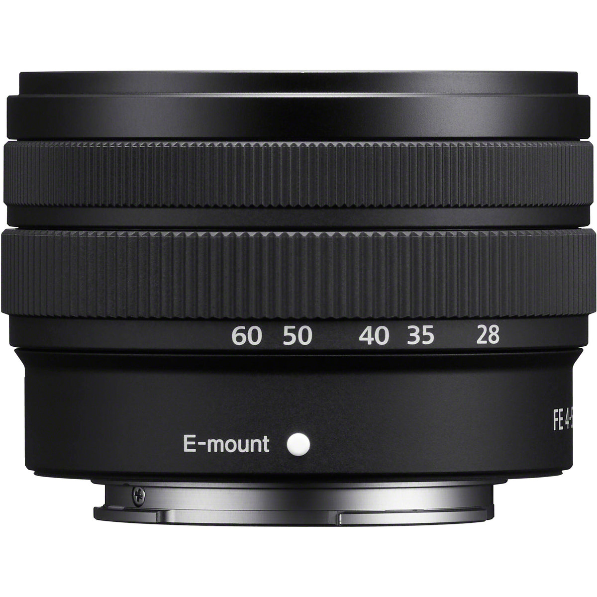 Lente Sony FE 28-60mm f/4-5.6 - vista trasera