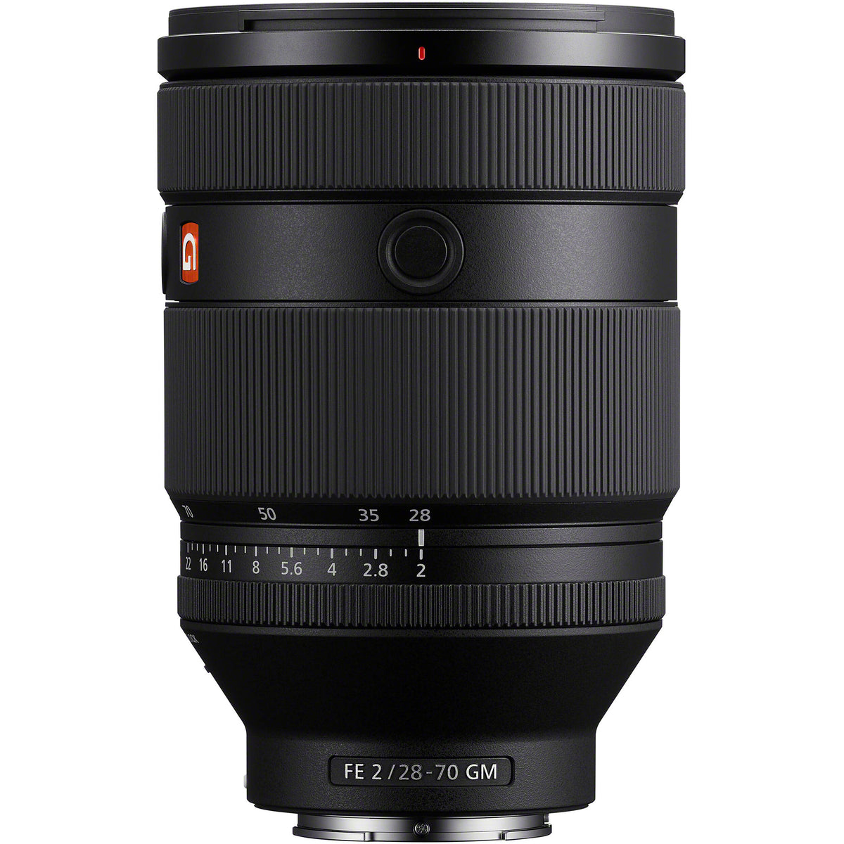 Lente Sony FE 28-70mm f/2 GM - vista trasera