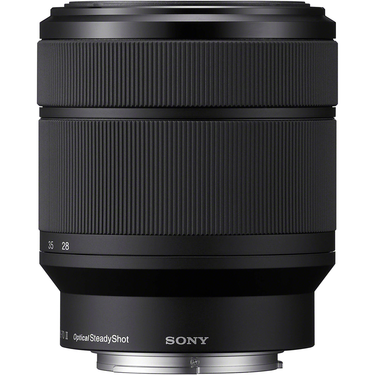 Lente Sony FE 28-70mm f/3.5-5.6 OSS II - vista lateral