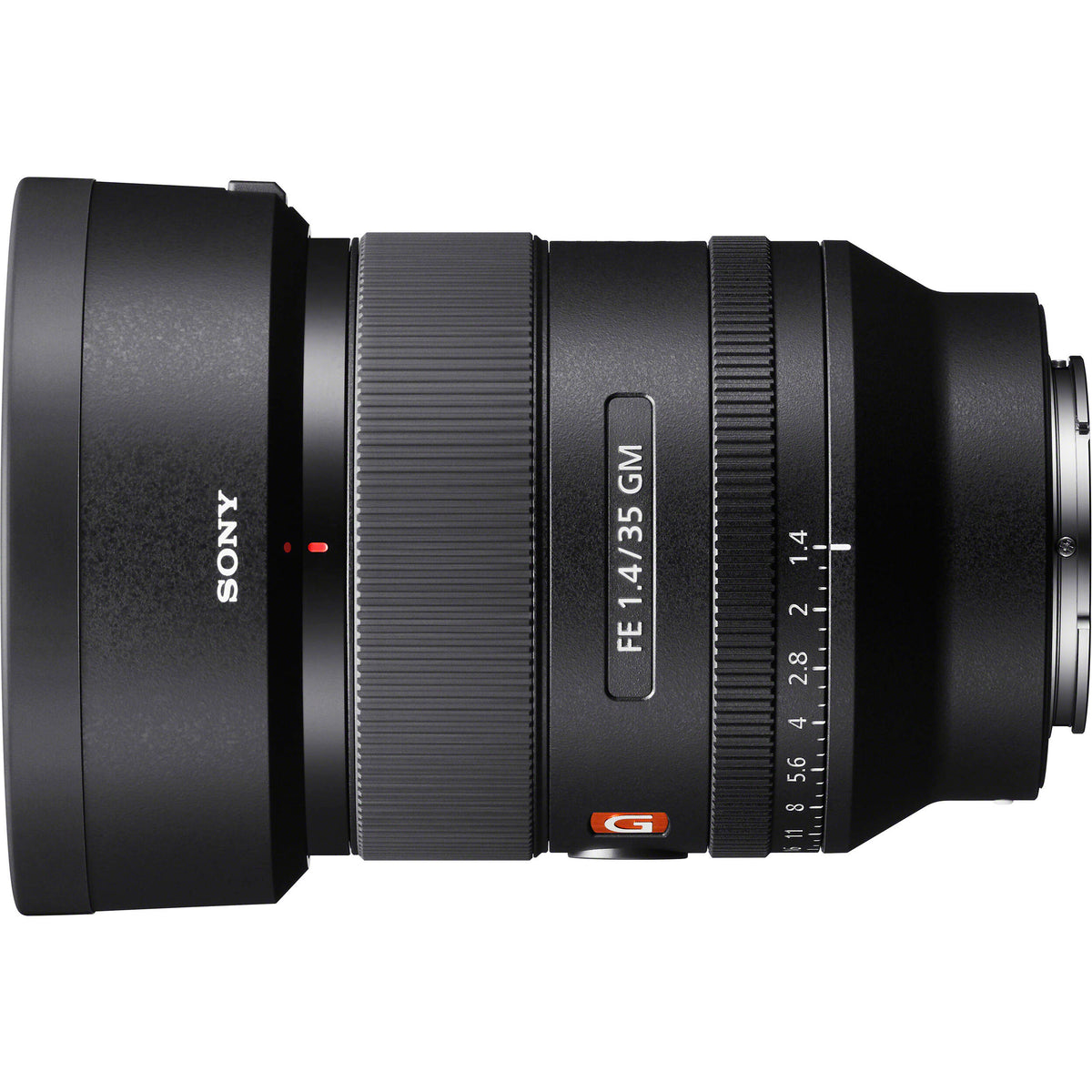 Lente Sony FE 35mm f/1.4 GM - contenido de la caja