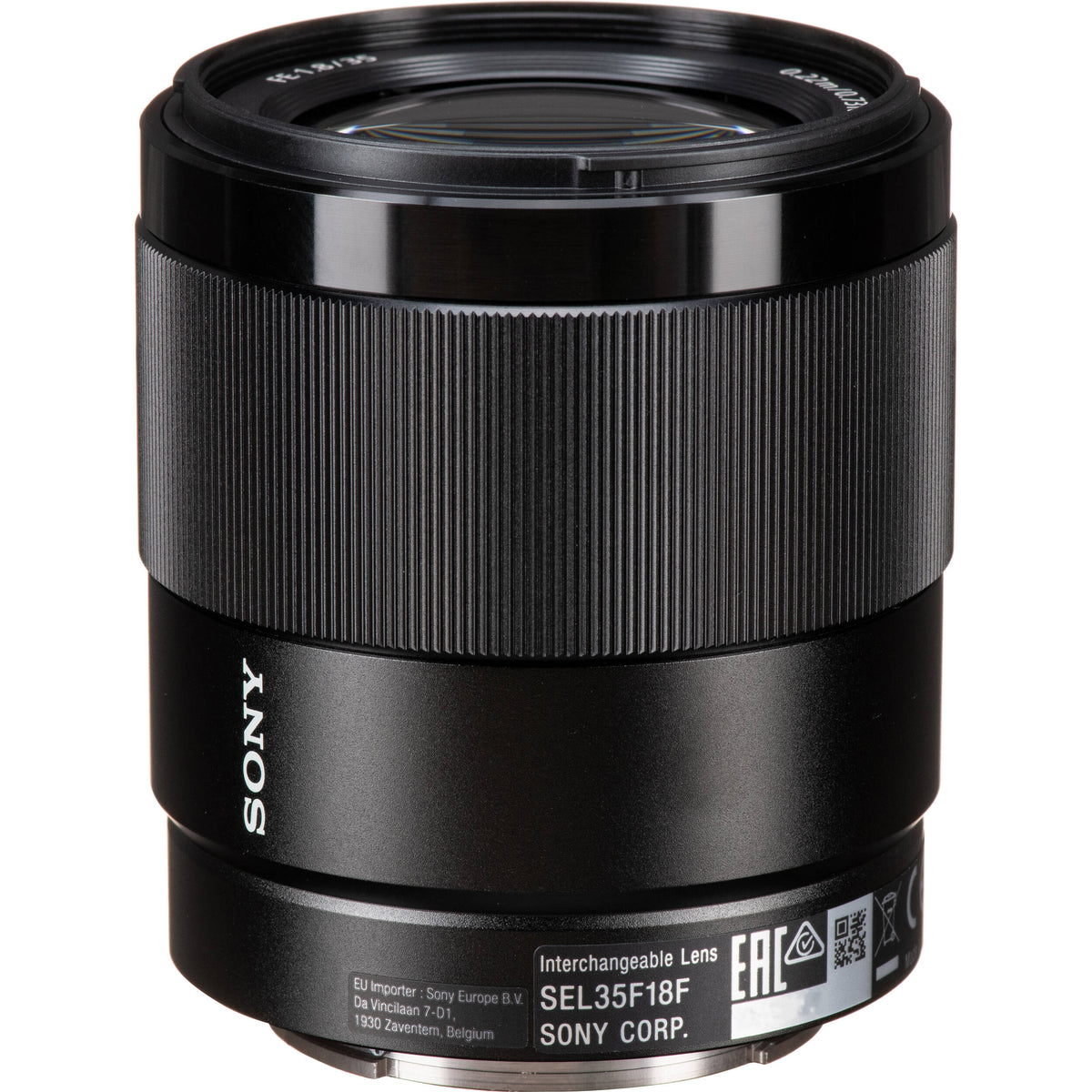 Lente Sony FE 35mm f/1.8 - vista frontal
