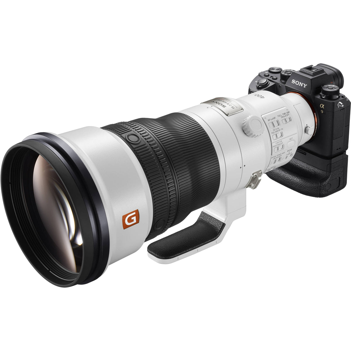 Lente Sony FE 400mm f/2.8 GM OSS - contenido de la caja