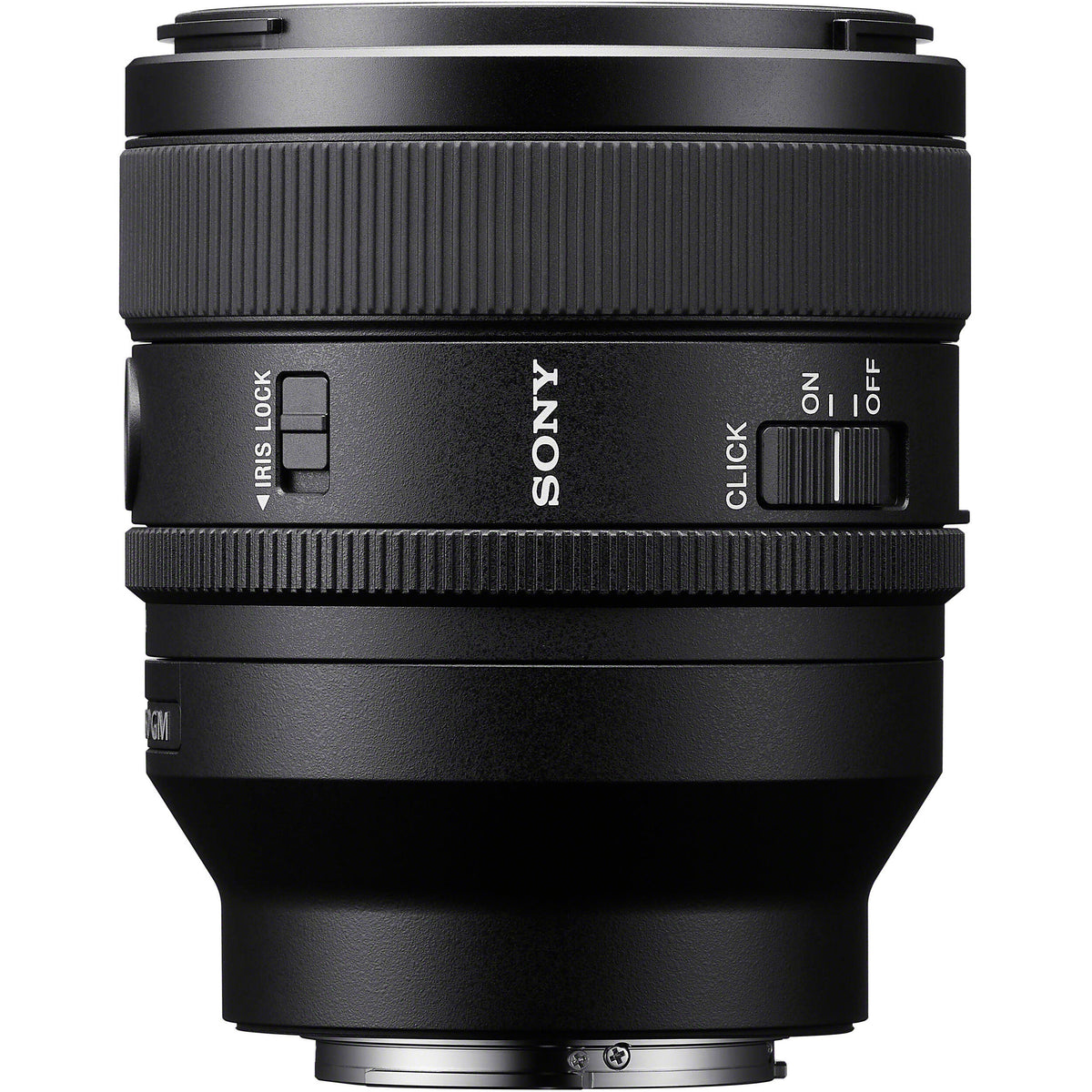 Lente Sony FE 50mm f/1.4 GM - vista lateral