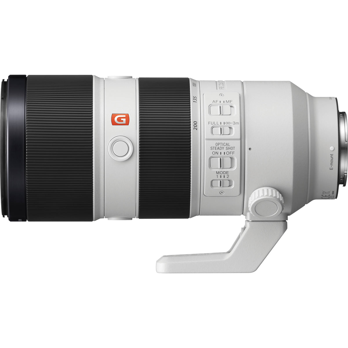 Lente Sony FE 70-200mm f/2.8 GM OSS - vista frontal