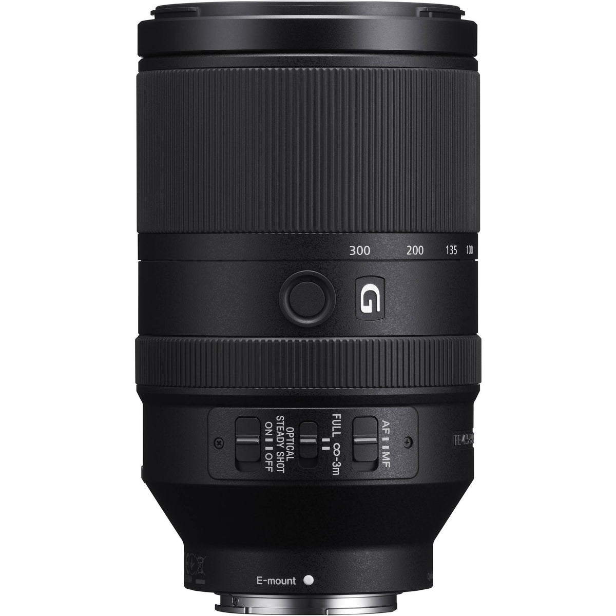 Lente Sony FE 70-300mm f/4.5-5.6 G OSS - vista frontal
