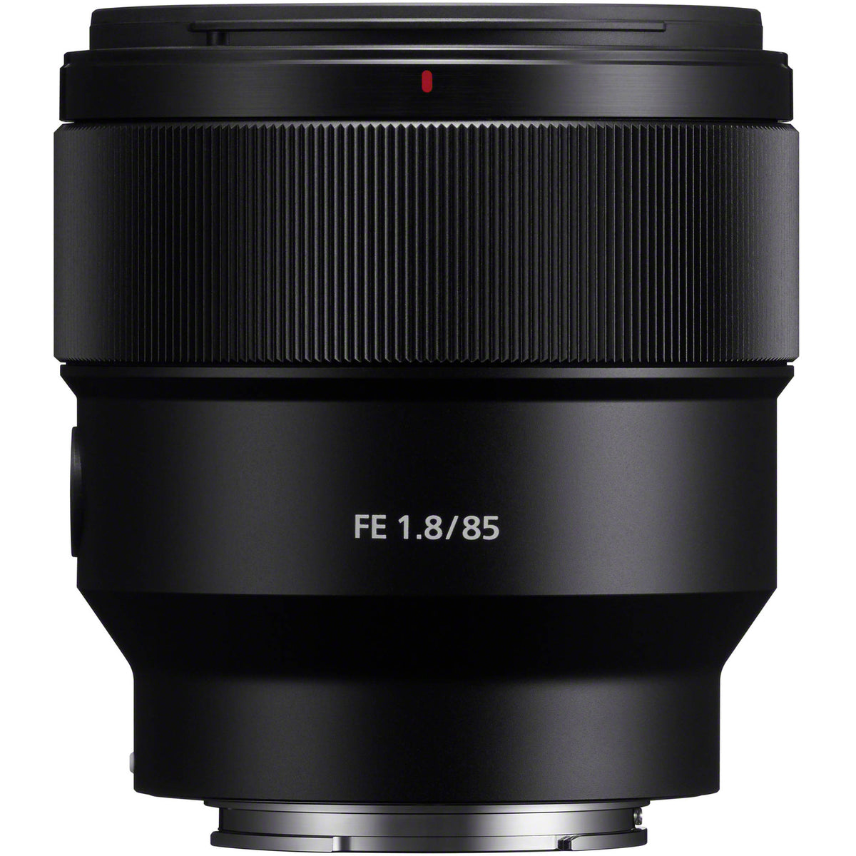 Lente Sony FE 85mm f/1.8 - vista frontal