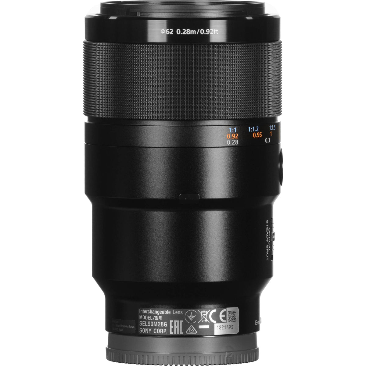 Lente Sony FE 90mm f/2.8 Macro G OSS - puertos y conexiones