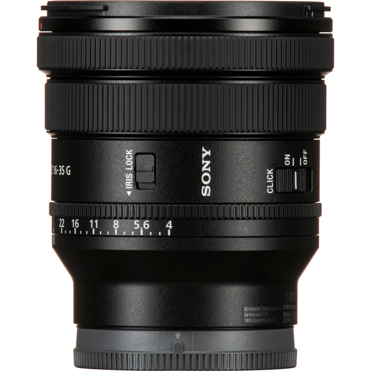 Lente Sony FE PZ 16-35mm f/4 G - puertos y conexiones