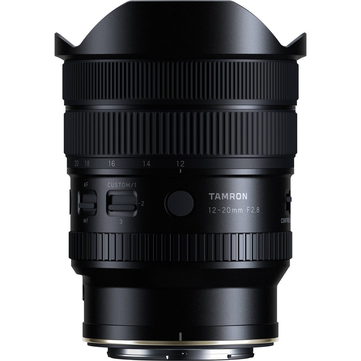 Lente Tamron 12-20mm f/2.8 - vista frontal