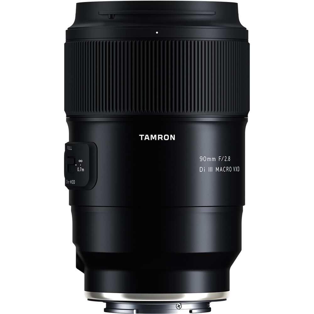 Lente Tamron 90mm f/2.8 Di III VXD Macro - vista frontal