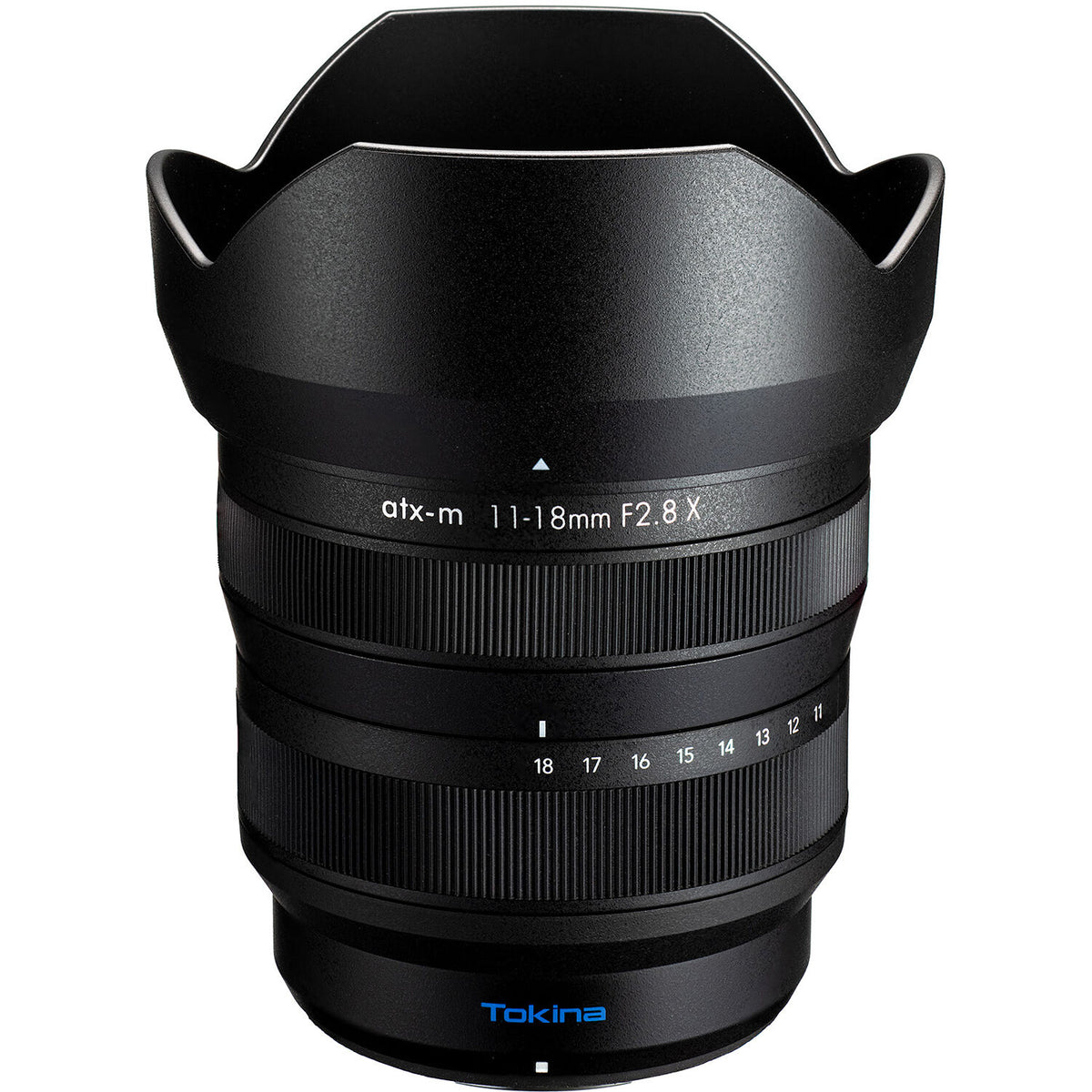 Lente Tokina 11-18mm f/2.8 ATX-M - vista frontal