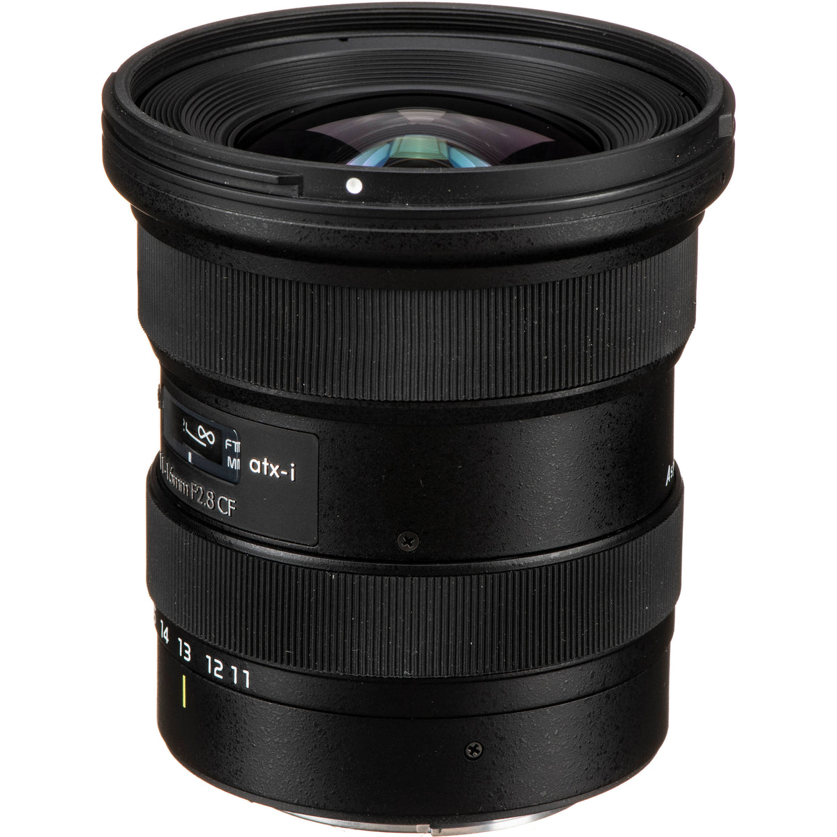 Lente Tokina atx-i 11-16mm f/2.8 CF - vista frontal
