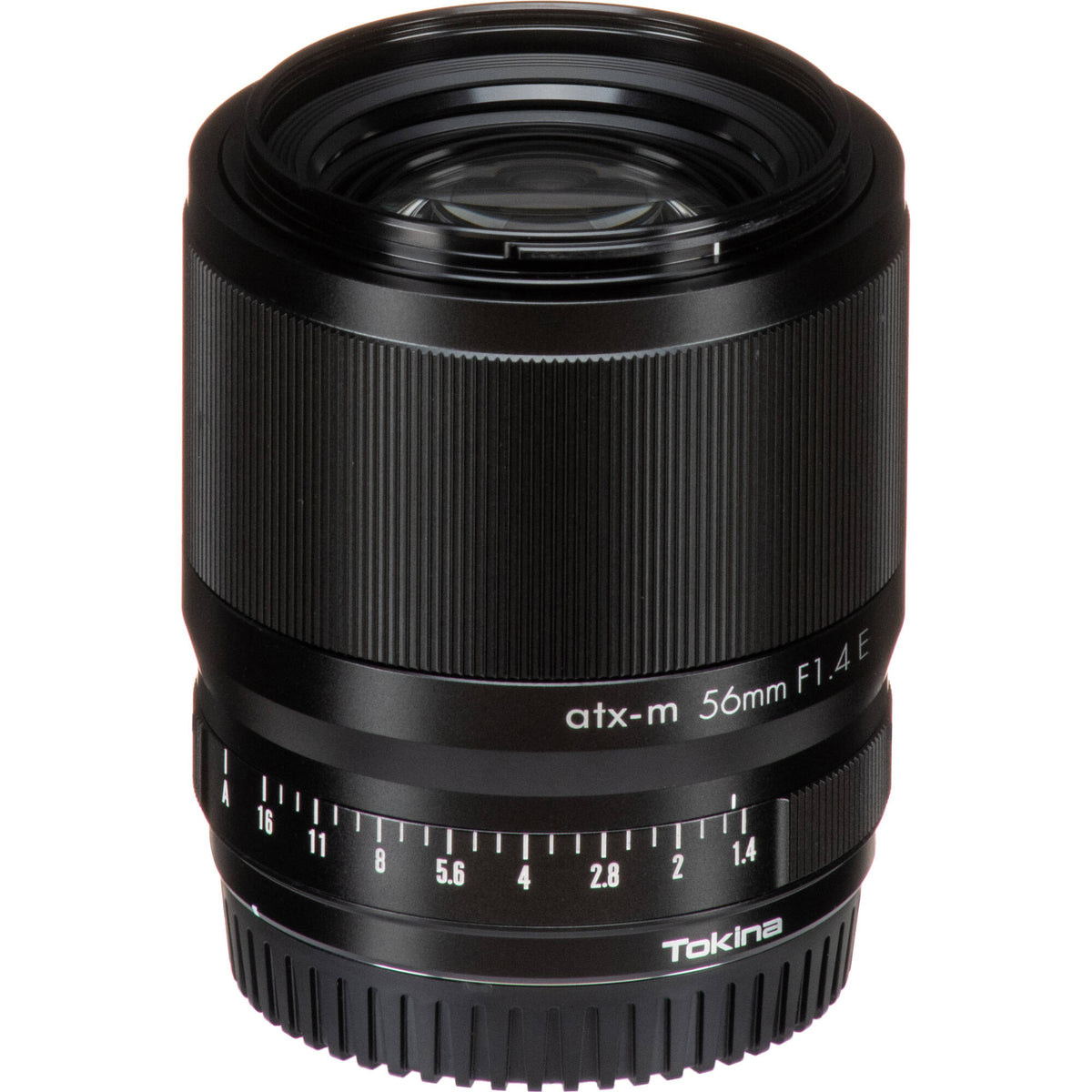 Lente Tokina atx-m 56mm f/1.4 - vista frontal