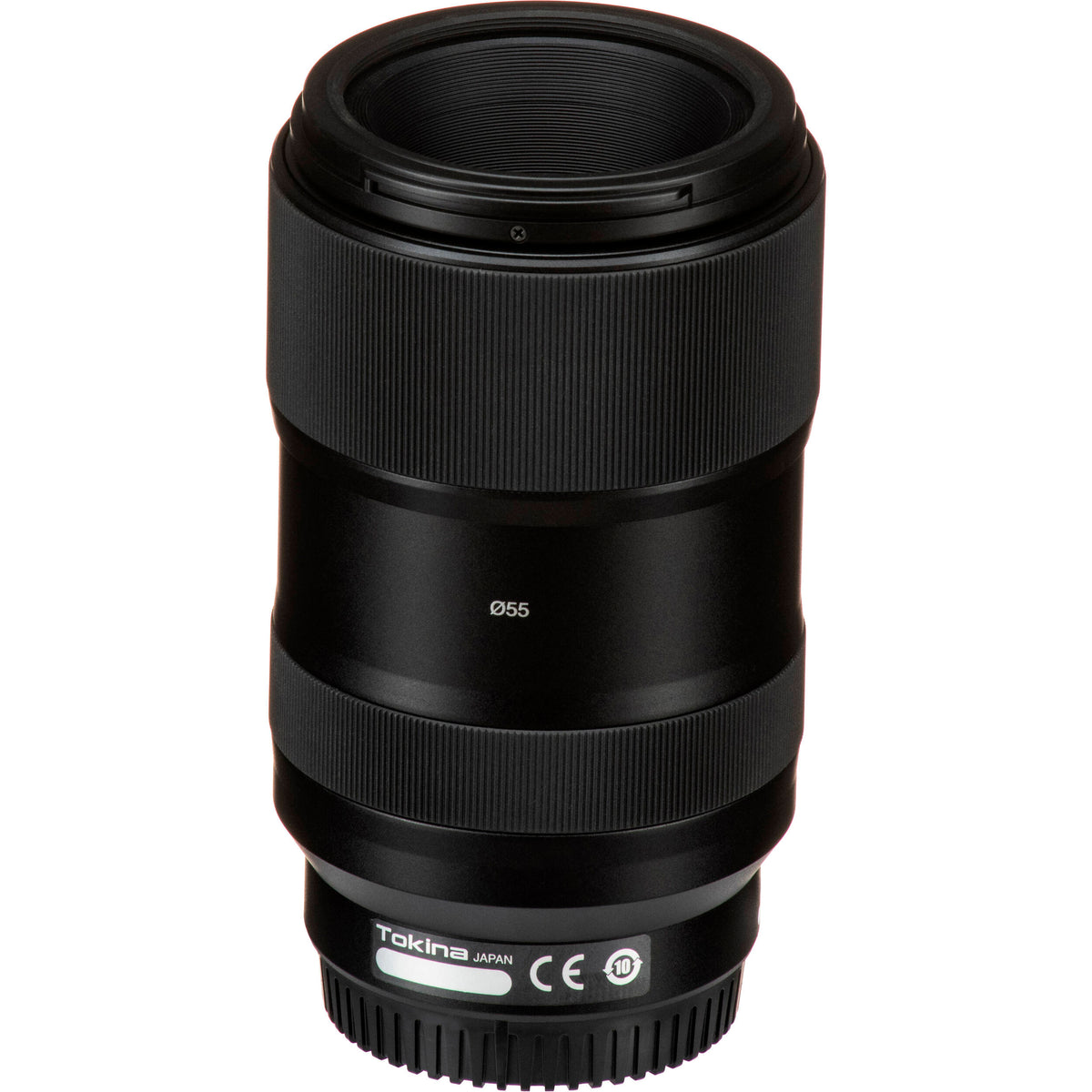 Lente Tokina FiRIN 100mm f/2.8 FE Macro - vista lateral