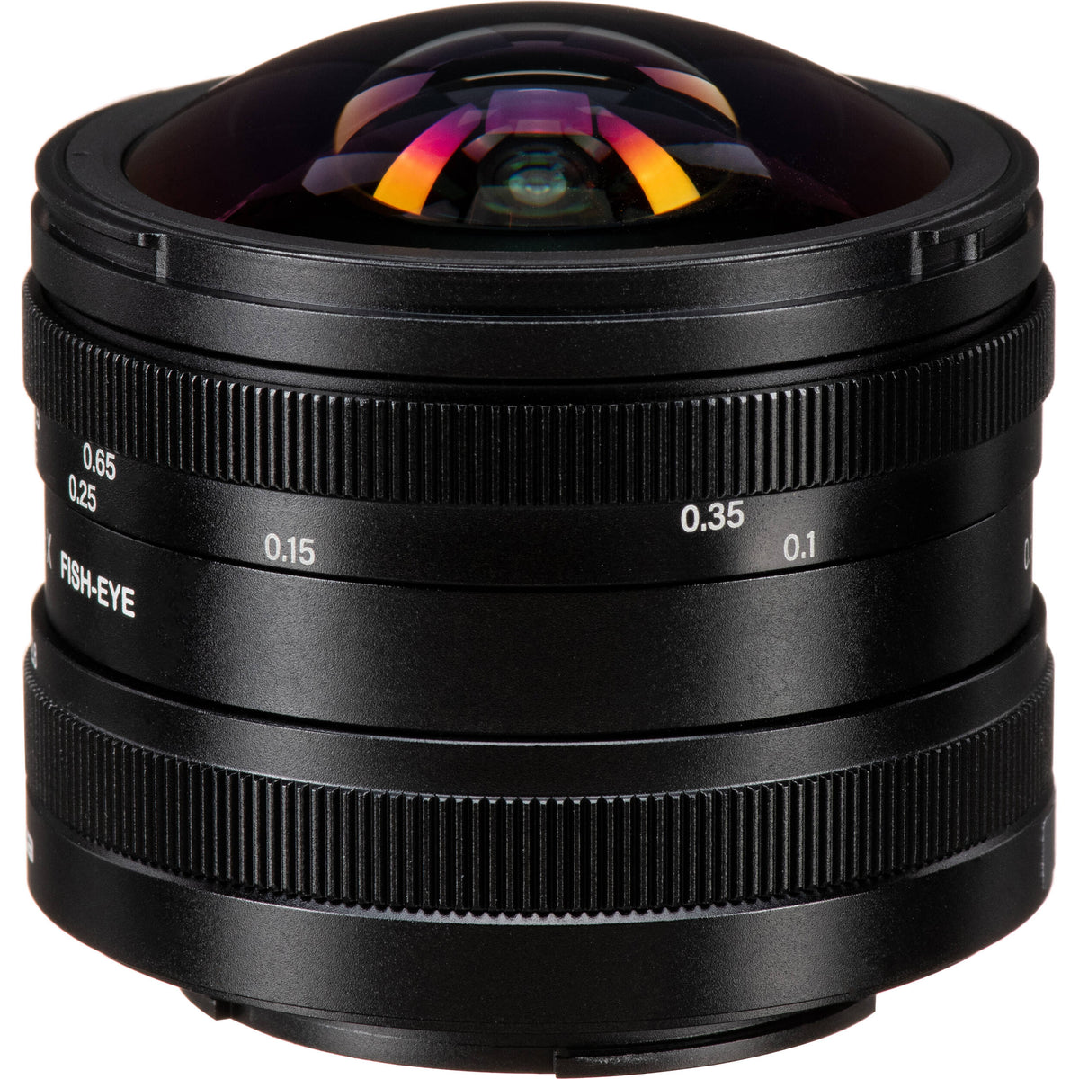Lente Tokina SZ 8mm f/2.8 Fisheye - vista frontal