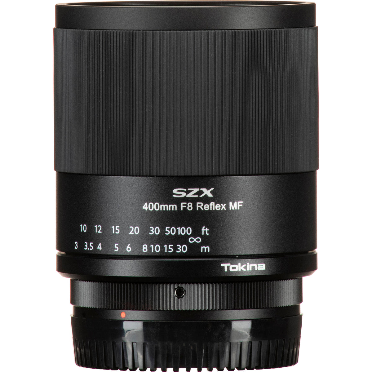 Lente Tokina SZX 400mm f/8 Reflex MF - contenido de la caja