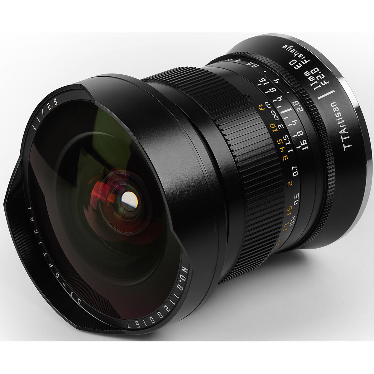 Lente TTArtisan 11mm f/2.8 - vista lateral