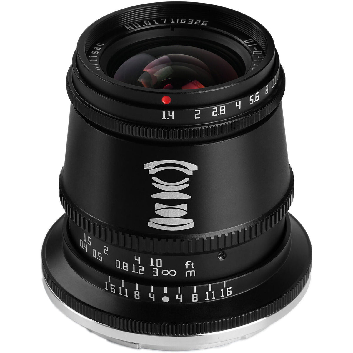 Lente TTArtisan 17mm f/1.4 (Negro) - vista principal