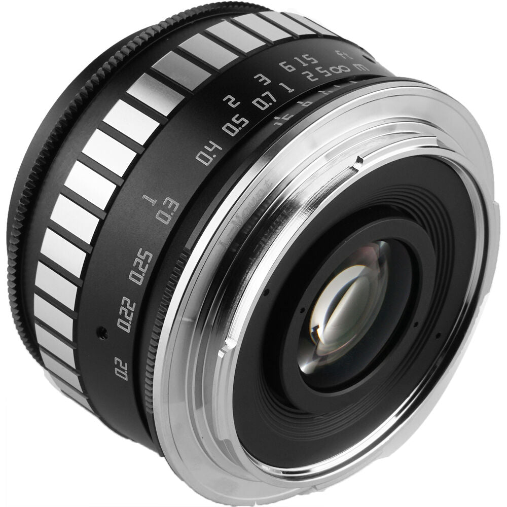 Lente TTArtisan 23mm f/1.4 (Negro & Plateado) - contenido de la caja