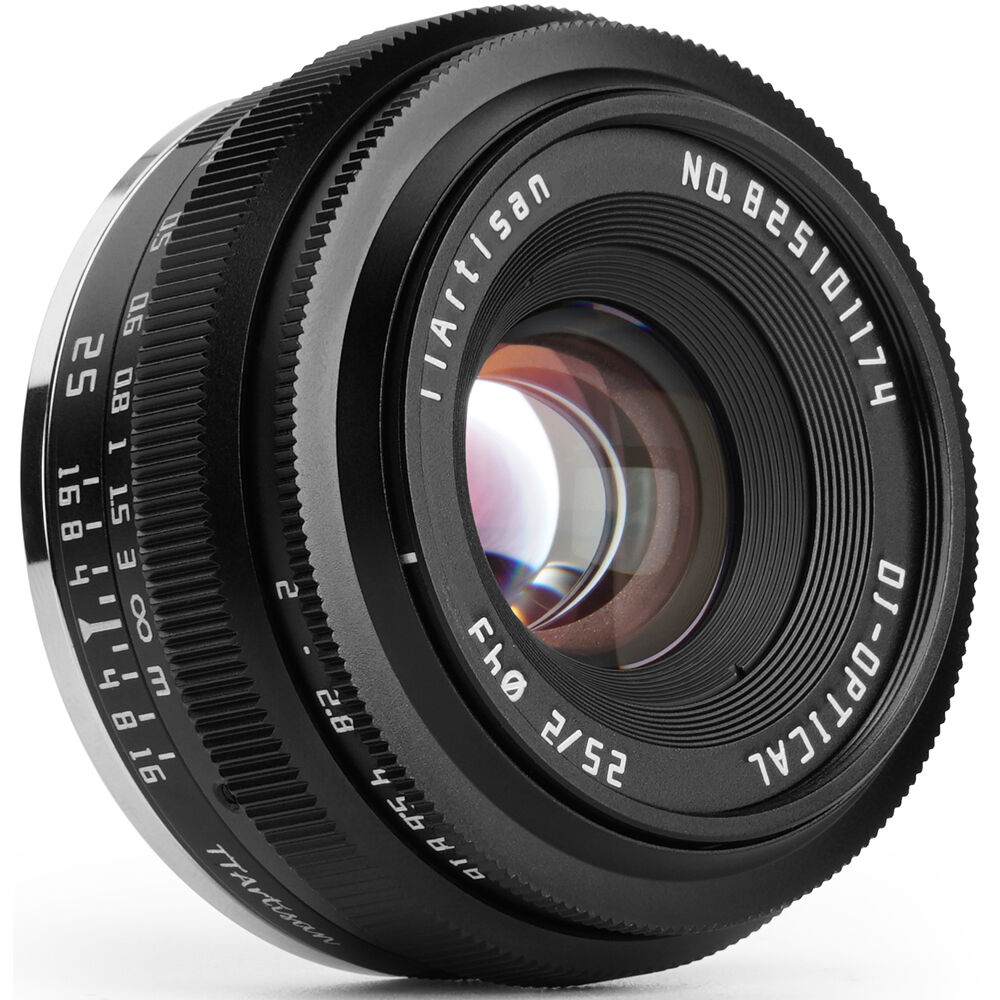 Lente TTArtisan 25mm f/2 - vista trasera