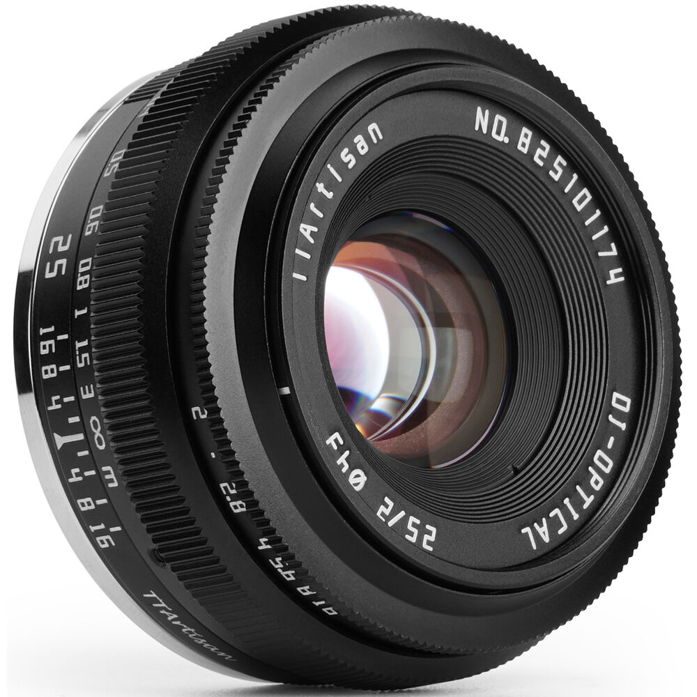 Lente TTArtisan 25mm f/2 - vista trasera