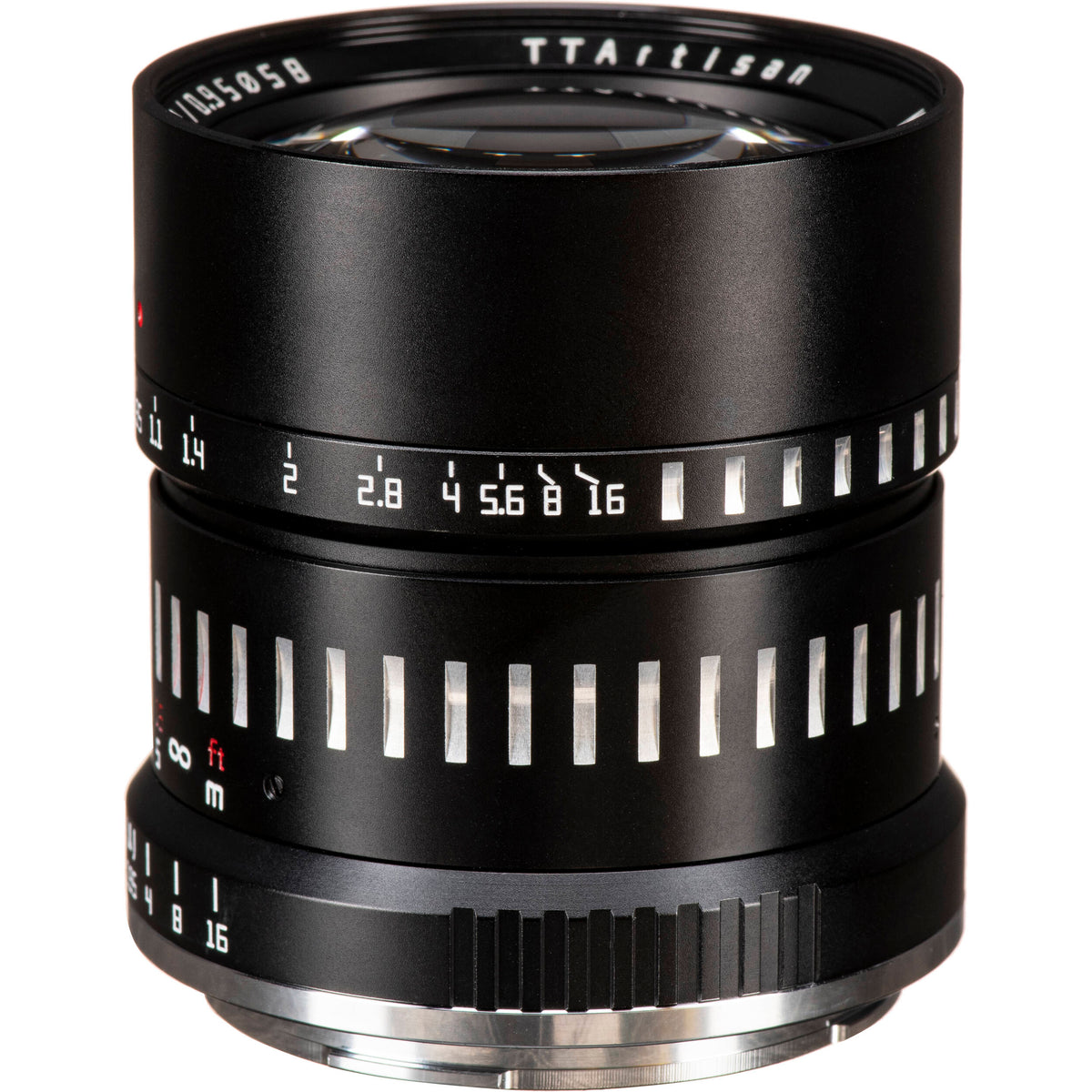 Lente TTArtisan 50mm f/0.95 - vista frontal