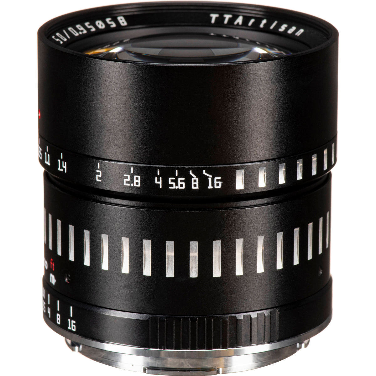 Lente TTArtisan 50mm f/0.95 - vista frontal