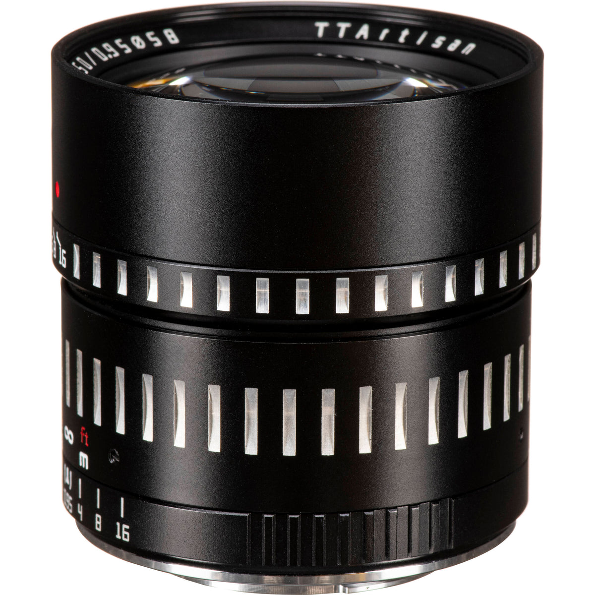 Lente TTArtisan 50mm f/0.95 - vista frontal
