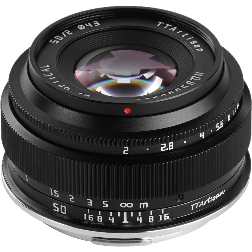 Lente TTArtisan 50mm f/2 - vista principal