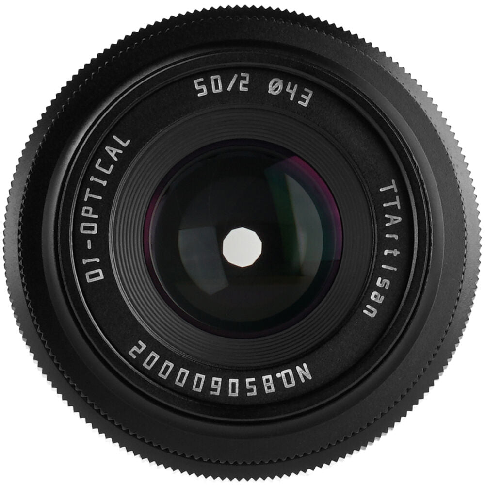 Lente TTArtisan 50mm f/2 (Negro) - vista trasera