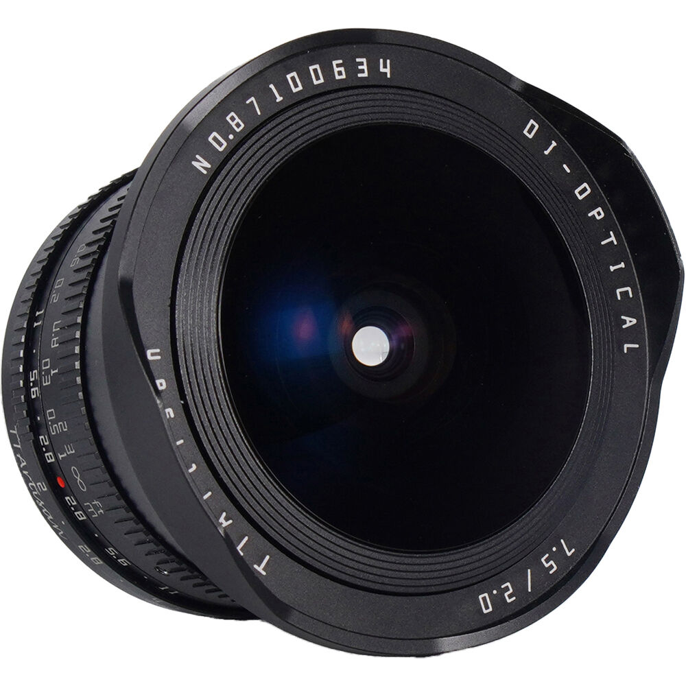 Lente TTArtisan 7.5mm f/2 Fisheye (Negro) - detalle
