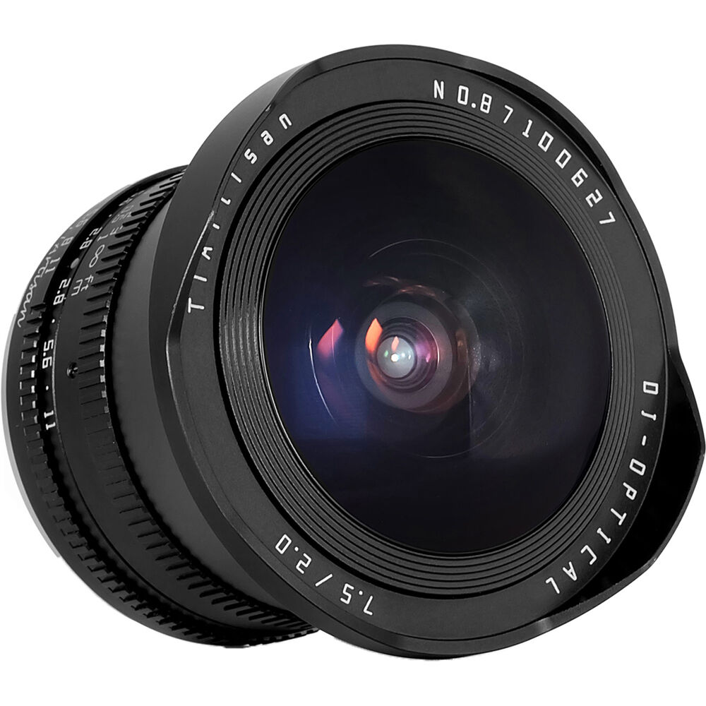 Lente TTArtisan 7.5mm f/2 Fisheye (Negro) - contenido de la caja