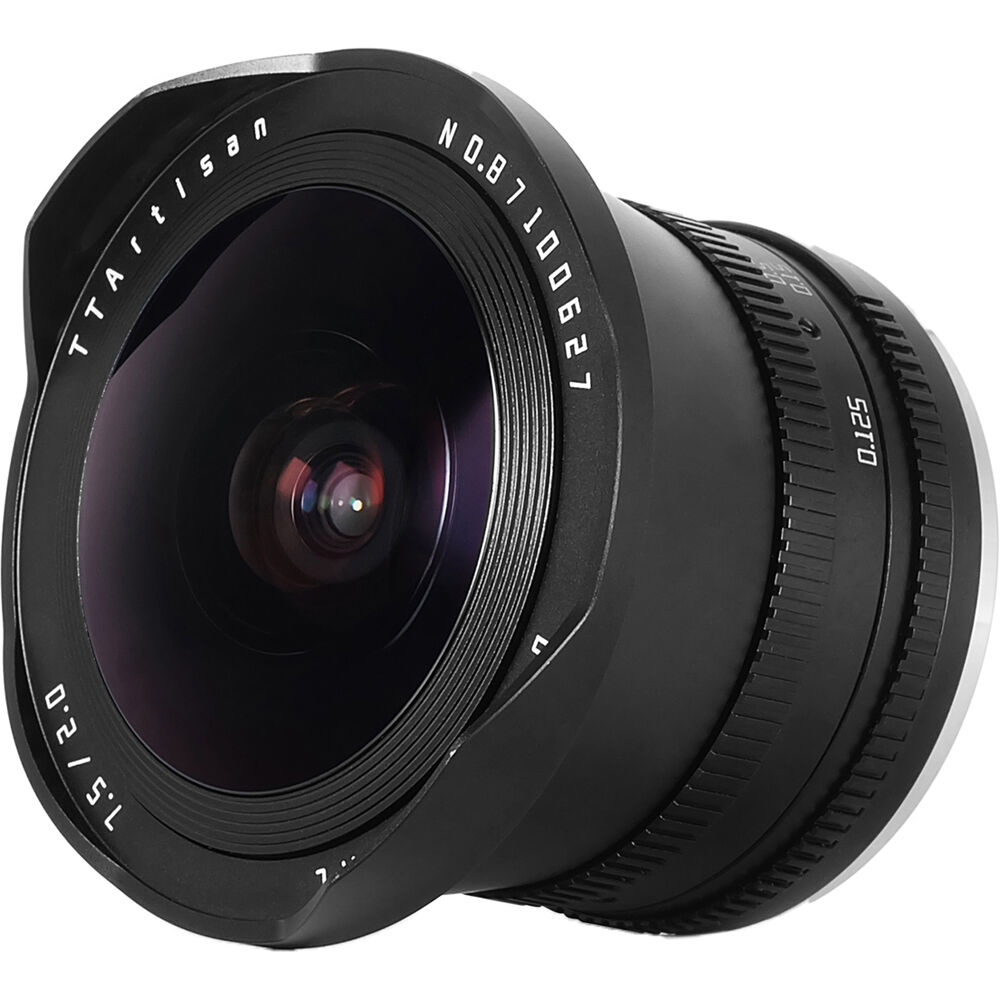Lente TTArtisan 7.5mm f/2 Fisheye (Negro) - en uso