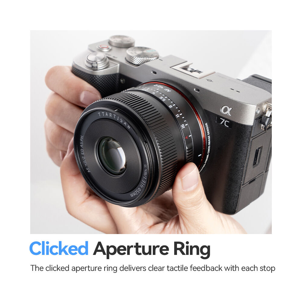 Lente TTArtisan AF 40mm f/2 (Negro) - contenido de la caja