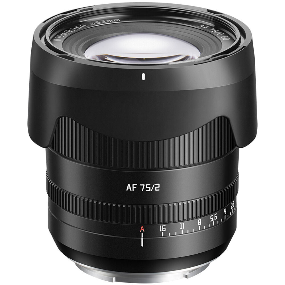 Lente TTArtisan AF 75mm f/2 (Negro) - vista principal