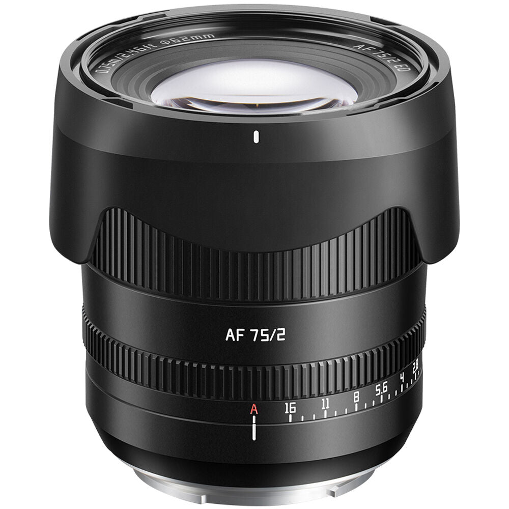 Lente TTArtisan AF 75mm f/2 (Negro) - vista principal