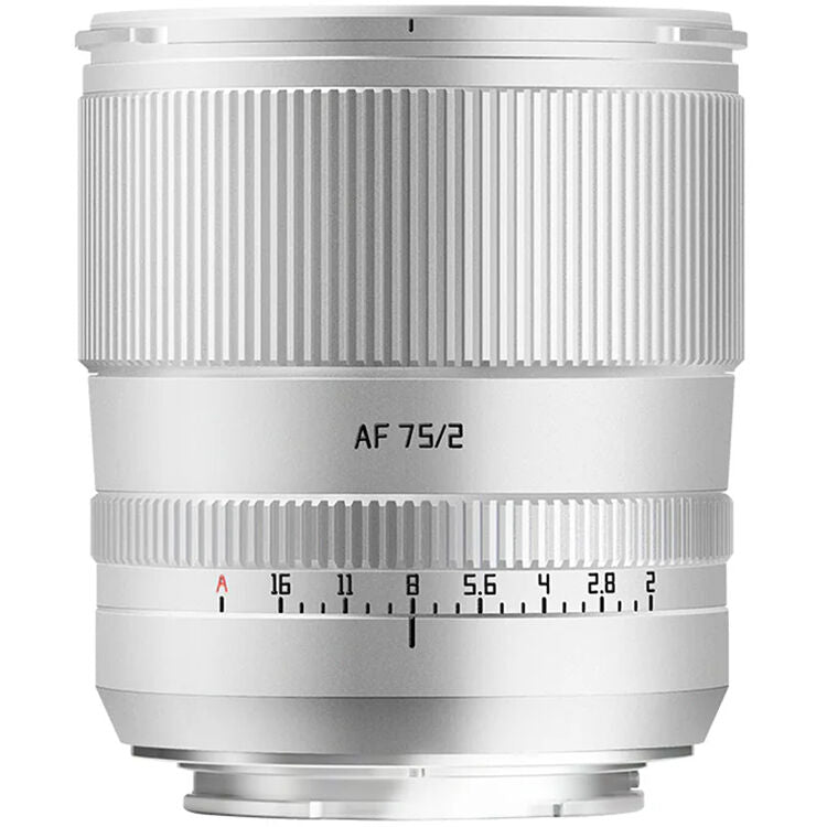 Lente TTArtisan AF 75mm f/2 (Plateado) - vista principal