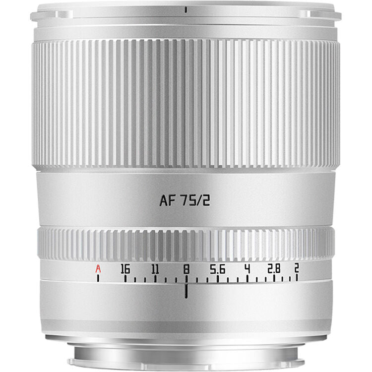 Lente TTArtisan AF 75mm f/2 (Plateado) - vista principal