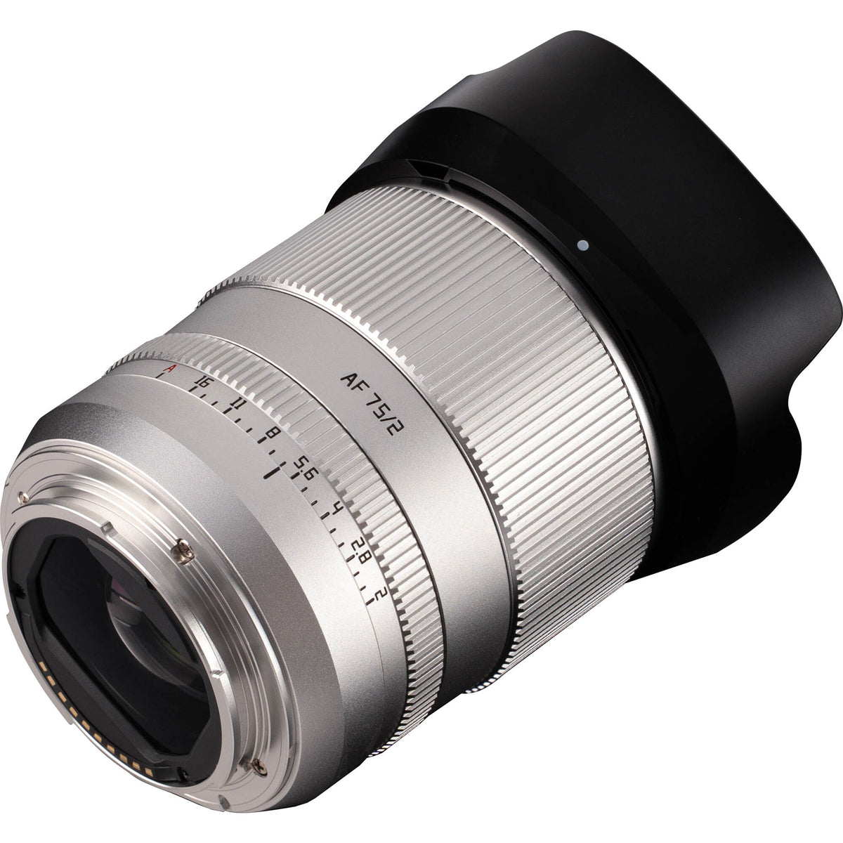 Lente TTArtisan AF 75mm f/2 (Plateado) - vista trasera