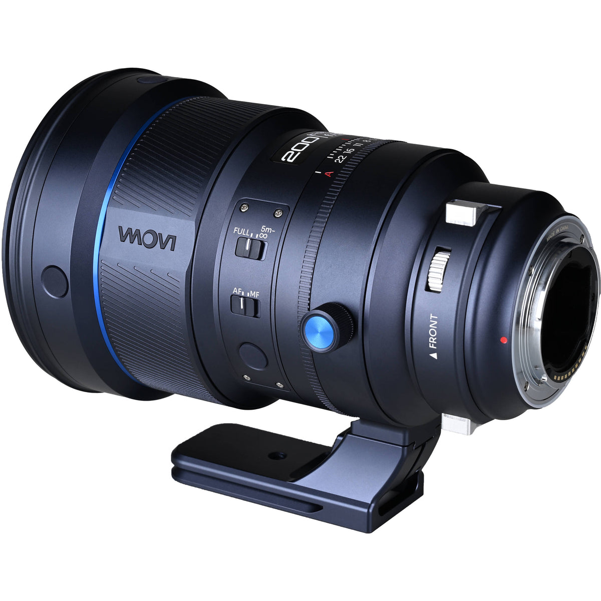 Lente Venus Optics 200mm f/2 AF FF Telephoto Prime - vista trasera