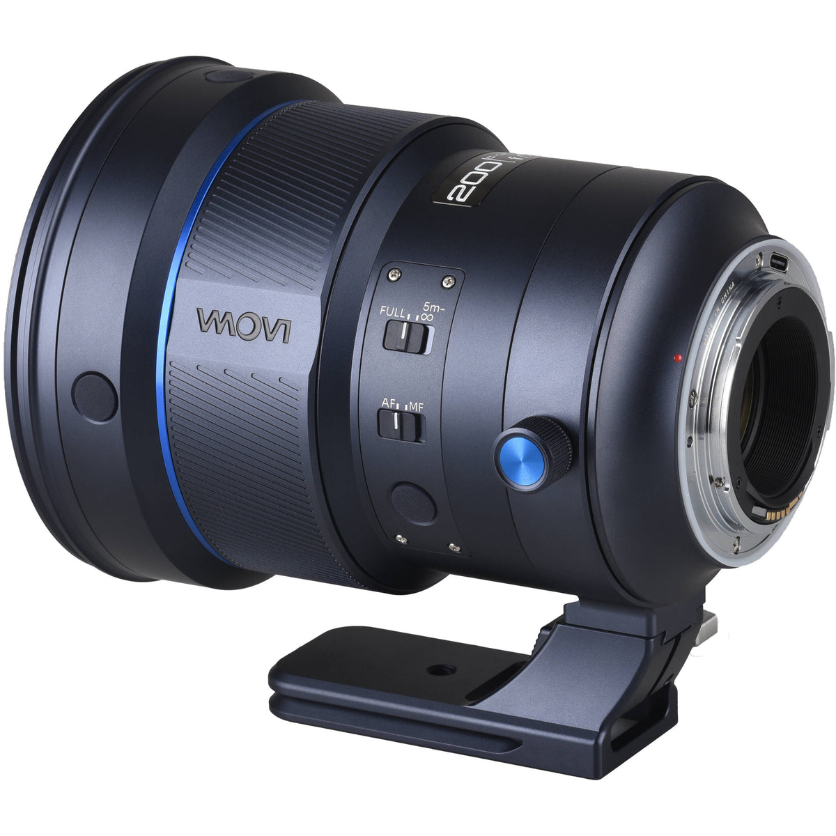 Lente Venus Optics 200mm f/2 AF FF Telephoto Prime - vista trasera