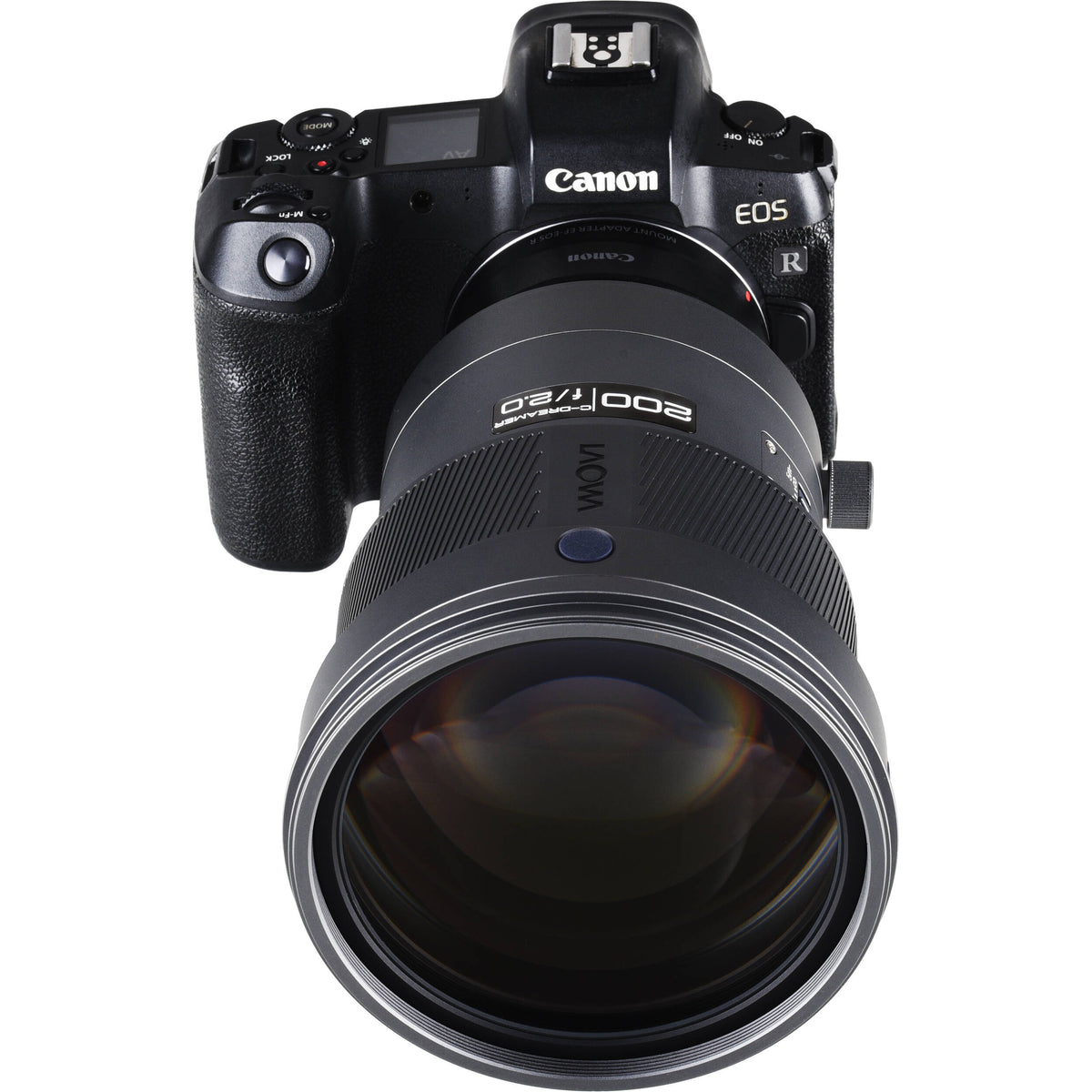 Lente Venus Optics 200mm f/2 AF FF Telephoto Prime - puertos y conexiones