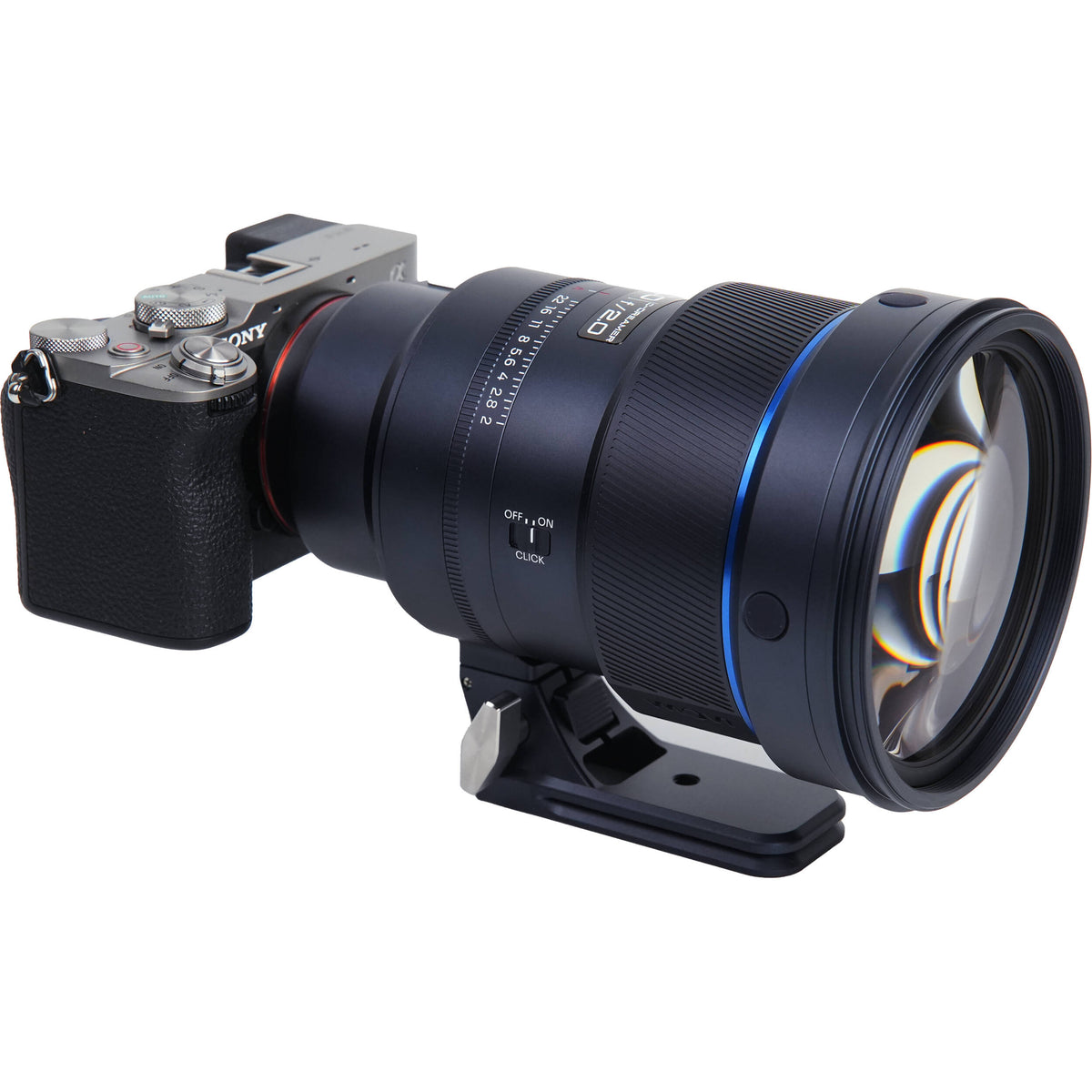 Lente Venus Optics 200mm f/2 AF FF Telephoto Prime - contenido de la caja