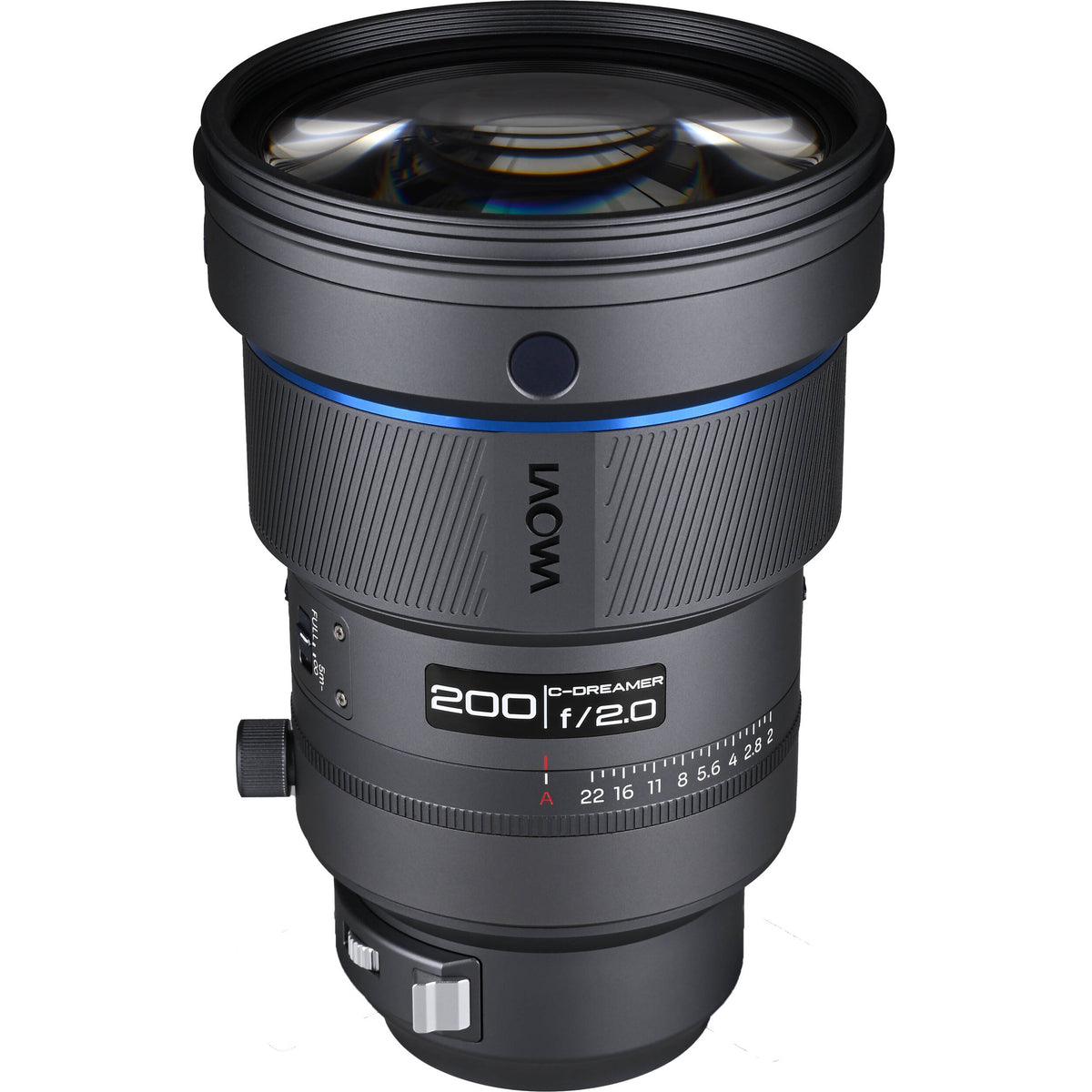 Lente Venus Optics 200mm f/2 AF FF Telephoto Prime (Gris) - vista principal
