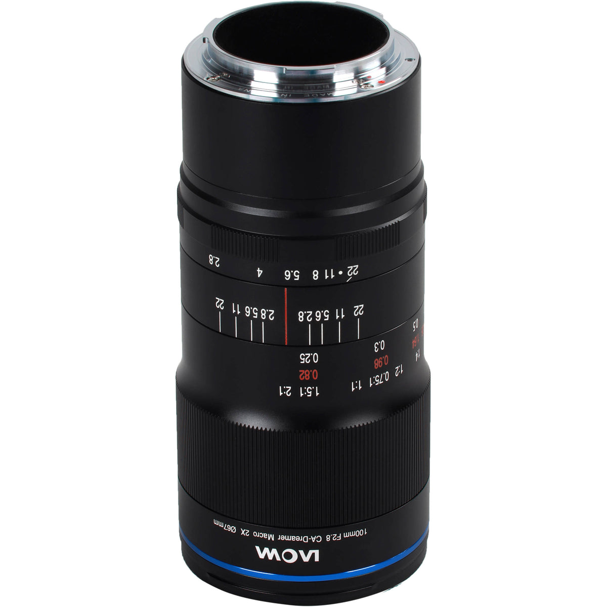 Lente Venus Optics Laowa 100mm f/2.8 2X Ultra Macro APO - contenido de la caja