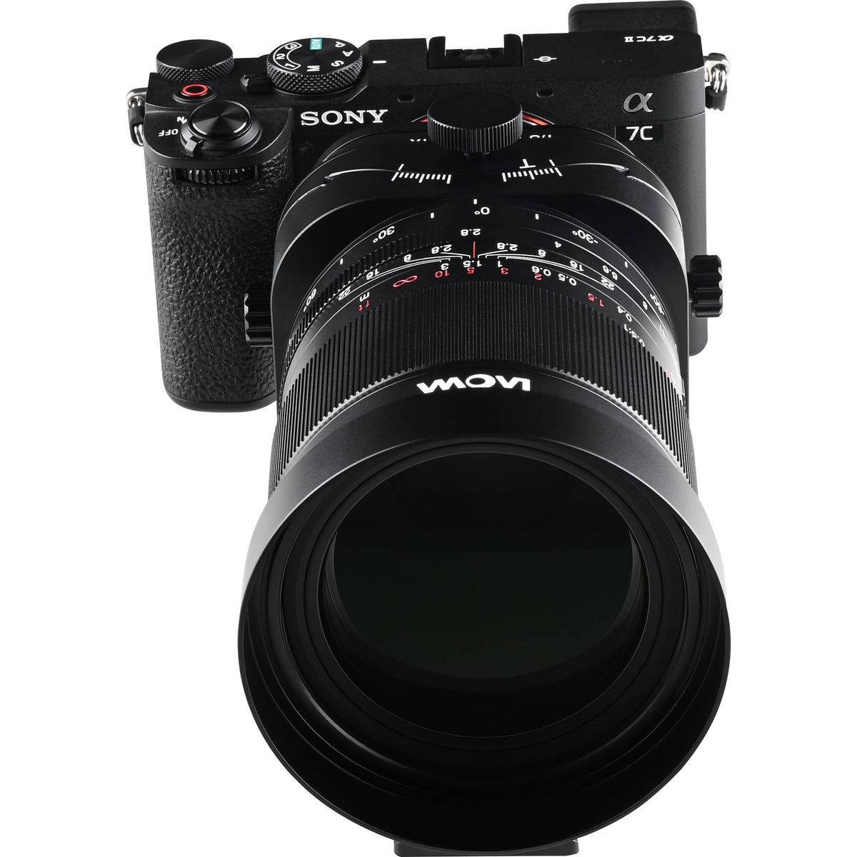 Lente Venus Optics Laowa 100mm f/2.8 Tilt-Shift 1x Macro - puertos y conexiones